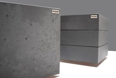 Betonmöbel nach Maß in Leichtbau von Messoni