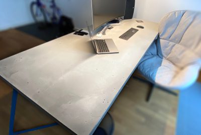 betontisch betontischplatte betonarbeitsplatte concretedesk concreteplate von Messoni