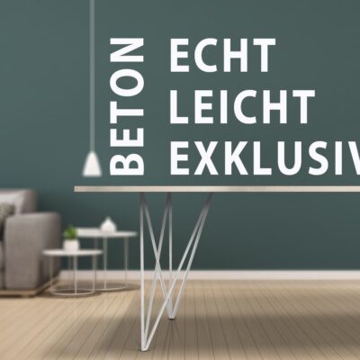 Betontisch in LEICHTBAU von Messoni,beton tisch, betonesstisch, beton esstisch, betonarbeitsplatte von messoni