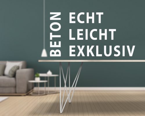 Betontisch in LEICHTBAU von Messoni,beton tisch, betonesstisch, beton esstisch, betonarbeitsplatte von messoni